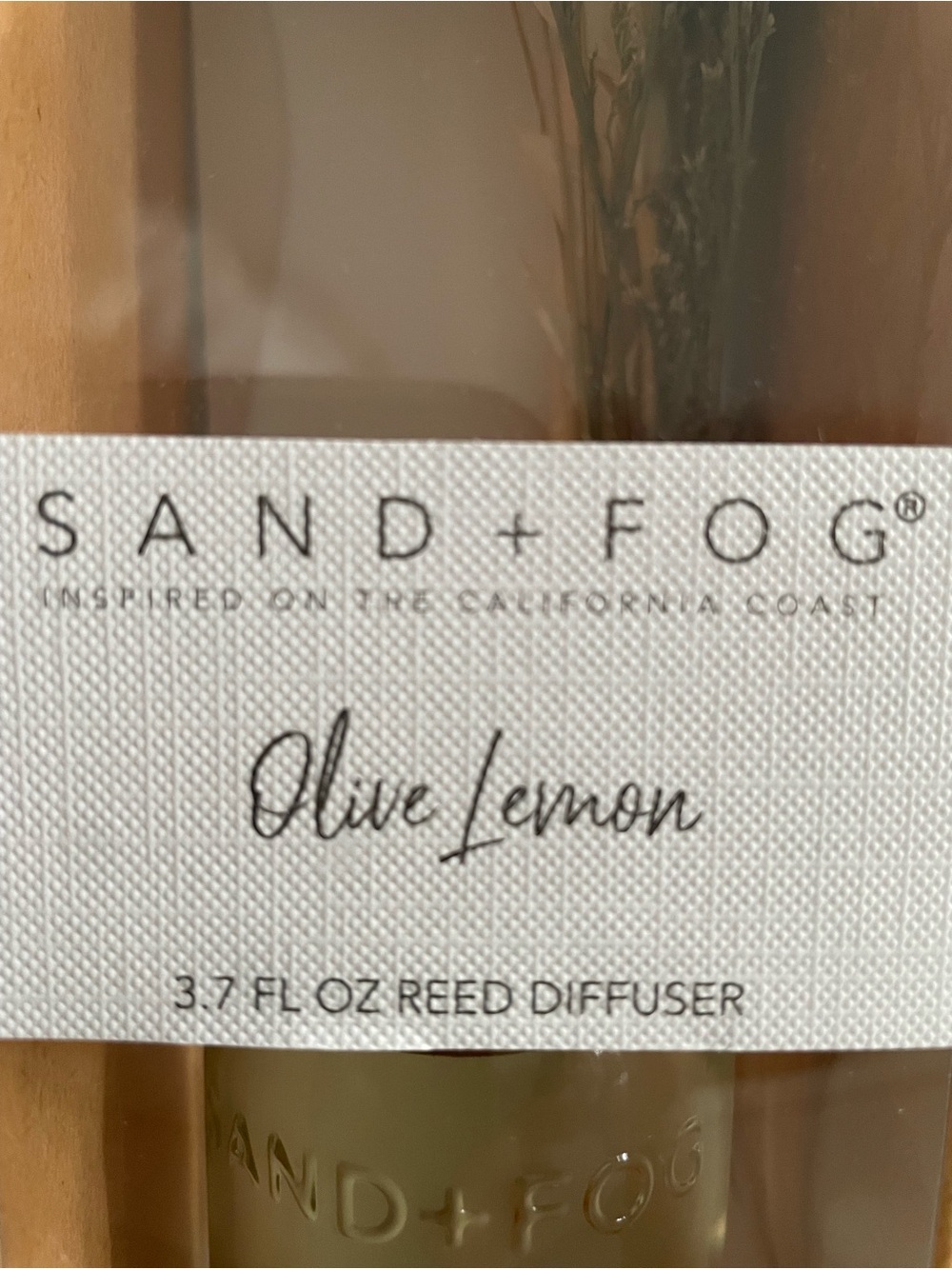 NWT SAND + FOG Olive Lemon Reed Diffuser - 3.7 FL OZ - Picture 2 of 3